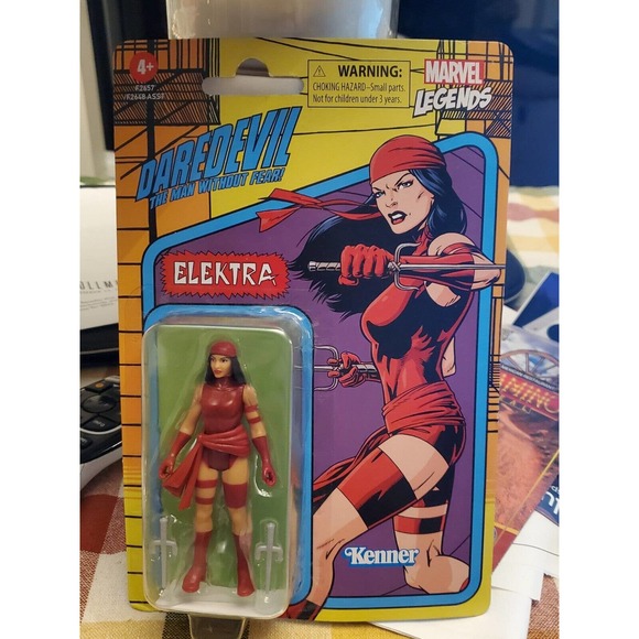 Hasbro Marvel Legends 3.75-inch Retro 375 Collection Elektra Action Figure Toy - Picture 1 of 2